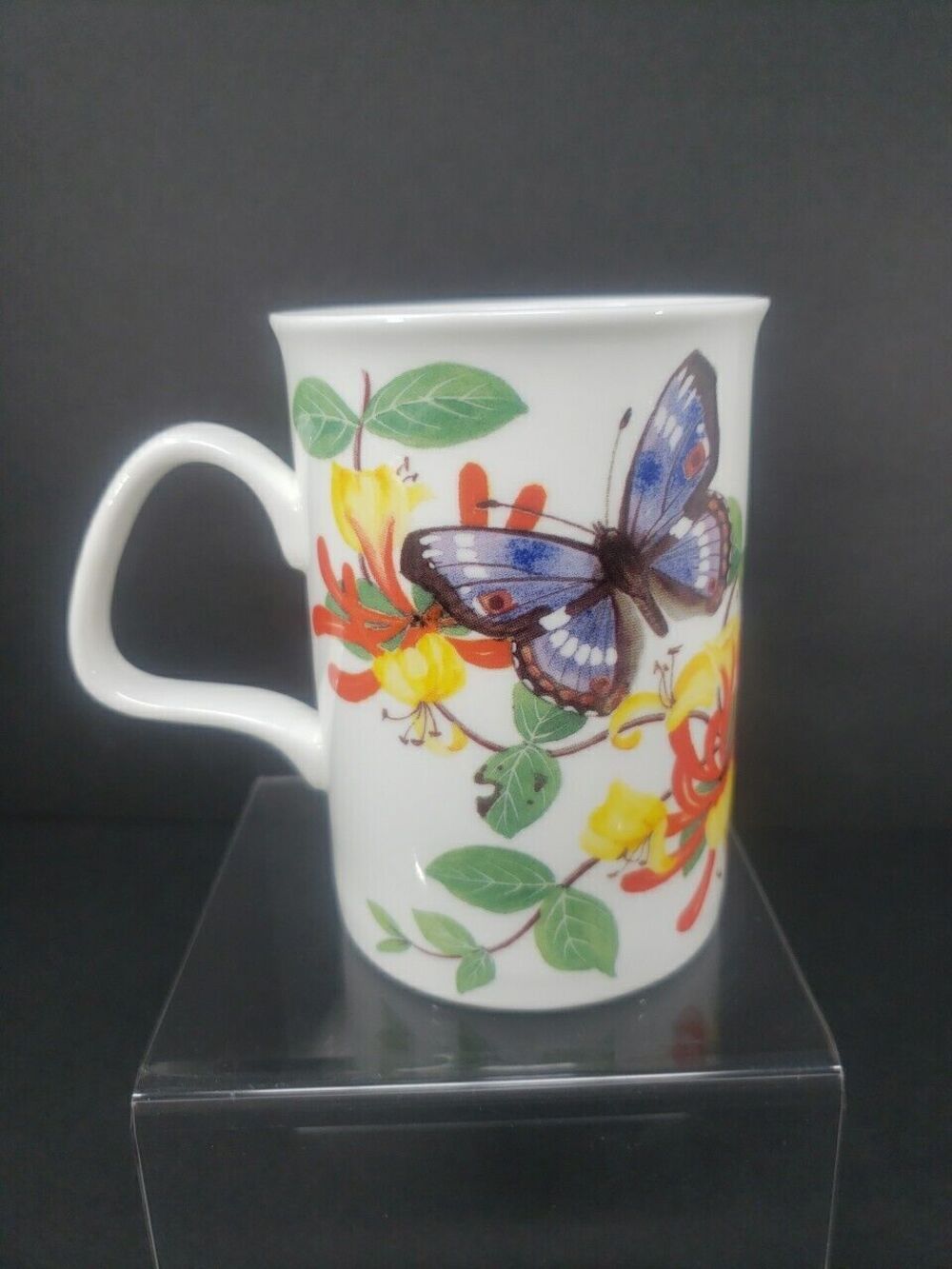 Henley Collection Coffee Tea Mug Cup Butterfly England 2013 Fine Bone China 102